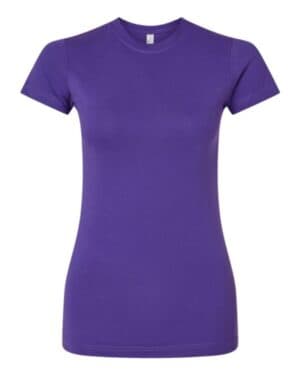 PURPLE Lat 3616 women's fitted fine jersey tee