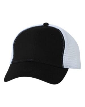 BLACK/ WHITE Sportsman 3200 spacer mesh-back cap