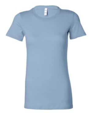 BABY BLUE Bella canvas 6004 women's slim fit tee