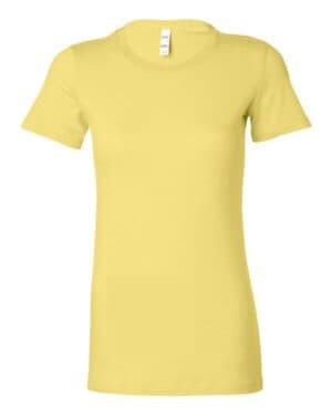 YELLOW Bella canvas 6004 women's slim fit tee
