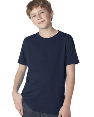 MIDNIGHT NAVY Next level apparel 3310 youth boys cotton crew