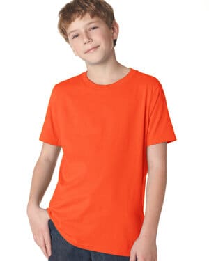 CLASSIC ORANGE Next level apparel 3310 youth boys cotton crew