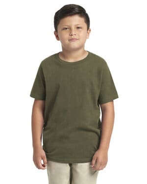MILITARY GREEN Next level apparel 3310 youth boys cotton crew
