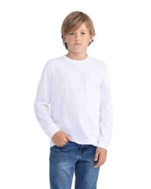 Next level apparel 3311NL youth cotton long sleeve t-shirt