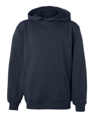 NAVY Badger 2454 youth performance fleece hooded sweatshirt