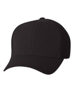 BLACK Flexfit 6533 ultrafiber mesh cap