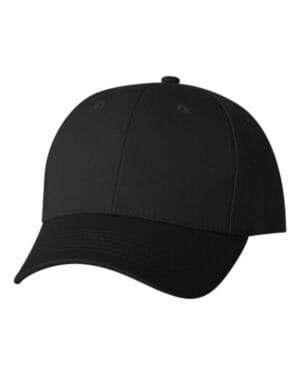 BLACK Mega cap 6884 recycled pet washed twill cap