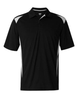 BLACK/ WHITE Augusta sportswear 5012 two-tone premier polo