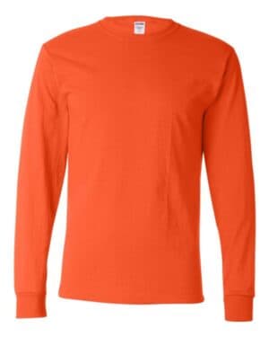 BURNT ORANGE Jerzees 29LSR dri-power long sleeve 50/50 t-shirt