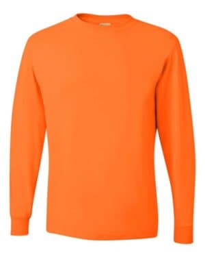 SAFETY ORANGE Jerzees 29LSR dri-power long sleeve 50/50 t-shirt