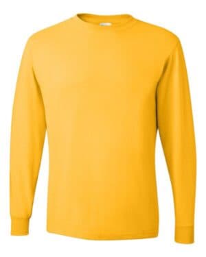 ISLAND YELLOW Jerzees 29LSR dri-power long sleeve 50/50 t-shirt