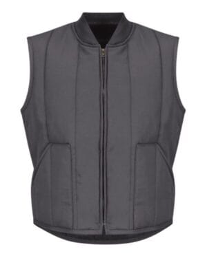 CHARCOAL Red kap VT22 quilted vest