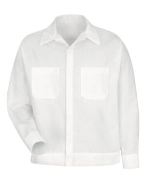 Red kap SP35 button-front shirt jacket