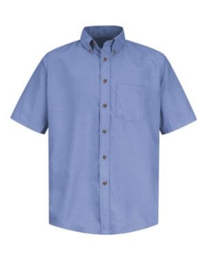 LIGHT BLUE Red kap SP80 poplin short sleeve dress shirt