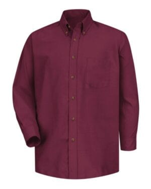 BURGUNDY Red kap SP90 poplin dress shirt