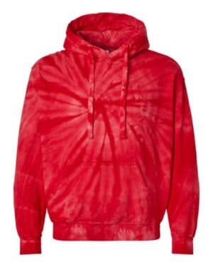 RED Dyenomite 854CY cyclone tie-dyed hooded sweatshirt