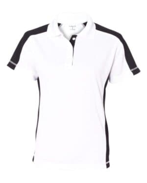 Sierra pacific 5465 women's colorblocked moisture free mesh polo