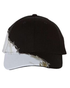 AP WHITE/ BLACK Kati LC4BW camo with barbed wire embroidery cap