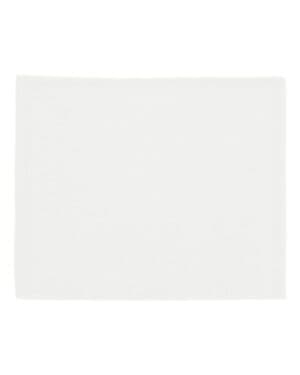 WHITE Carmel towel company C1518 velour hemmed towel