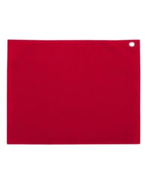 Carmel towel company C1518GH velour hemmed towel with grommet & hook