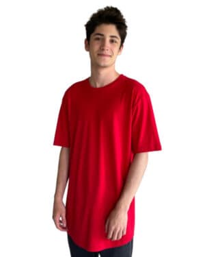 Next level apparel 3602 men's cotton long body crew