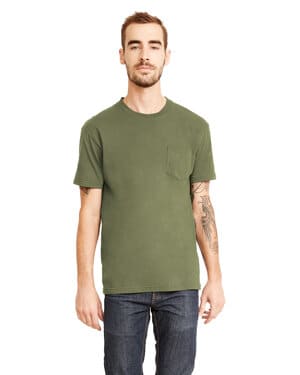 MILITARY GREEN Next level apparel 3605 unisex pocket crew