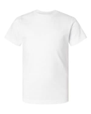 WHITE Lat 6101 youth fine jersey tee