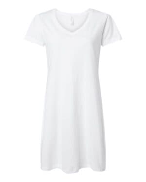 Lat 3522 women's fine jersey v-neck coverup
