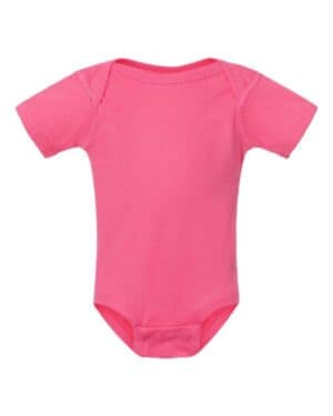 HOT PINK Rabbit skins 4400 infant baby rib bodysuit