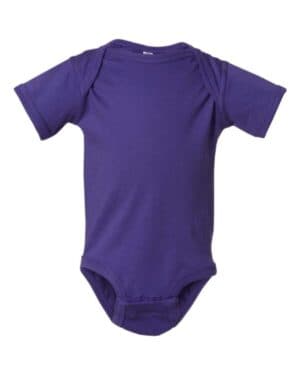 PURPLE Rabbit skins 4424 infant fine jersey bodysuit