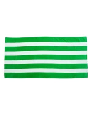 Carmel towel company C3060S cabana stripe velour beach towel