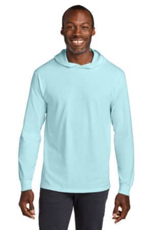 363LH jerzees classics unisex cotton long sleeve hooded t-shirt