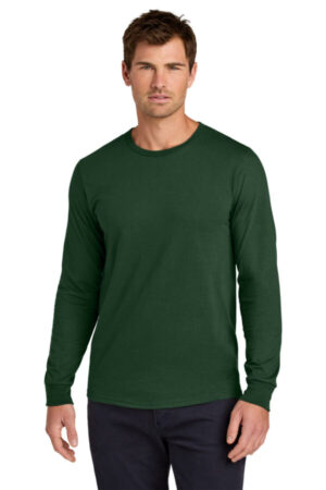 FOREST GREEN 363L jerzees classics unisex cotton long sleeve t-shirt