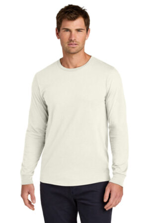 SWEET CREAM HEATHER 363L jerzees classics unisex cotton long sleeve t-shirt