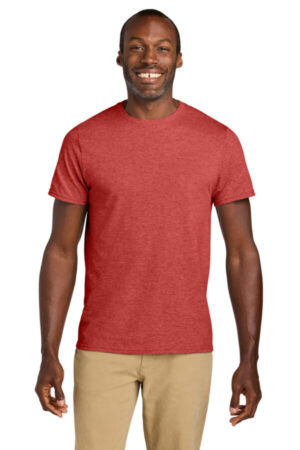 FIERY RED HEATHER 363M jerzees classics unisex cotton t-shirt