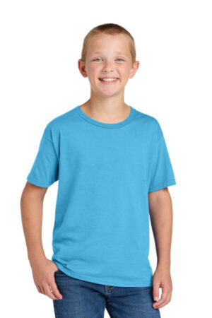 AQUATIC BLUE 363Y jerzees classics youth cotton t-shirt