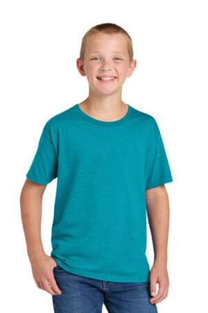 CALIFORNIA BLUE 363Y jerzees classics youth cotton t-shirt
