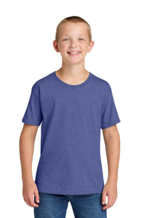 RETRO HEATHER PURPLE 363Y jerzees classics youth cotton t-shirt