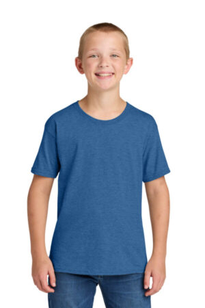 RETRO HEATHER ROYAL 363Y jerzees classics youth cotton t-shirt