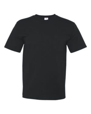 BLACK Bayside 5070 usa-made midweight pocket t-shirt