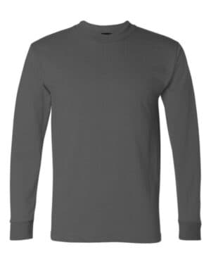CHARCOAL Bayside 2955 union-made long sleeve t-shirt