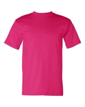 BRIGHT PINK Bayside 5100 usa-made heavyweight t-shirt