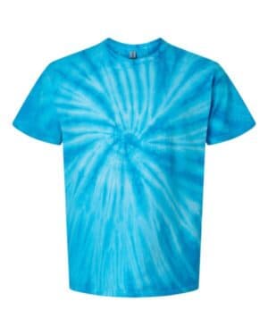 TURQUOISE Dyenomite 200CY cyclone pinwheel tie-dyed t-shirt