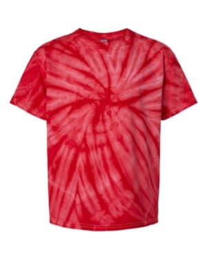 RED Dyenomite 20BCY youth cyclone pinwheel tie-dyed t-shirt