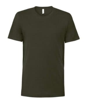 DARK OLIVE Bella canvas 3001 jersey tee