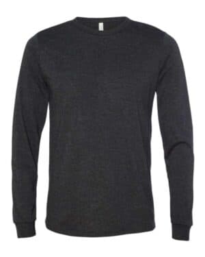CHARCOAL BLACK TRIBLEND Bella canvas 3513 triblend long sleeve tee