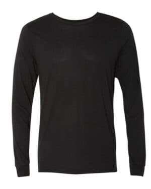 SOLID BLACK TRIBLEND Bella canvas 3513 triblend long sleeve tee