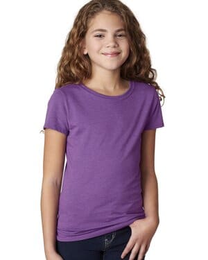 PURPLE BERRY Next level apparel 3712 youth princess cvc t-shirt