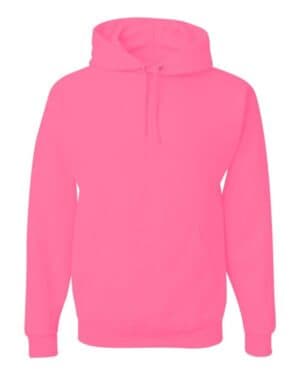 NEON PINK Jerzees 996MR nublend hooded sweatshirt