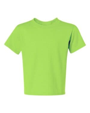 NEON GREEN Jerzees 29BR dri-power youth 50/50 t-shirt